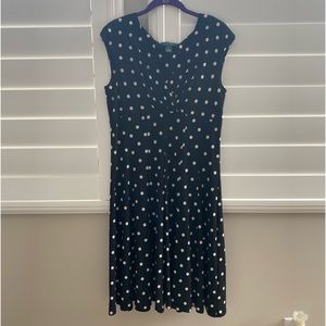 Ralph Lauren Dress, Size 12, Black/white
